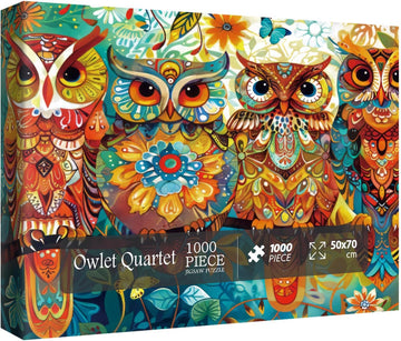 Owlet Quartett Puzzles 1000 Stück